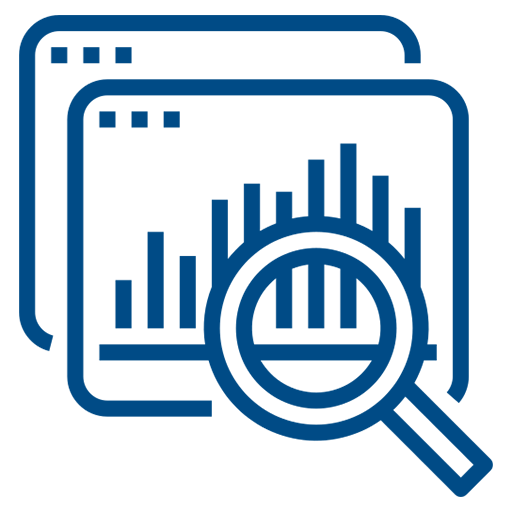 Grafik Server Side Tagging Monitor mit Lupe