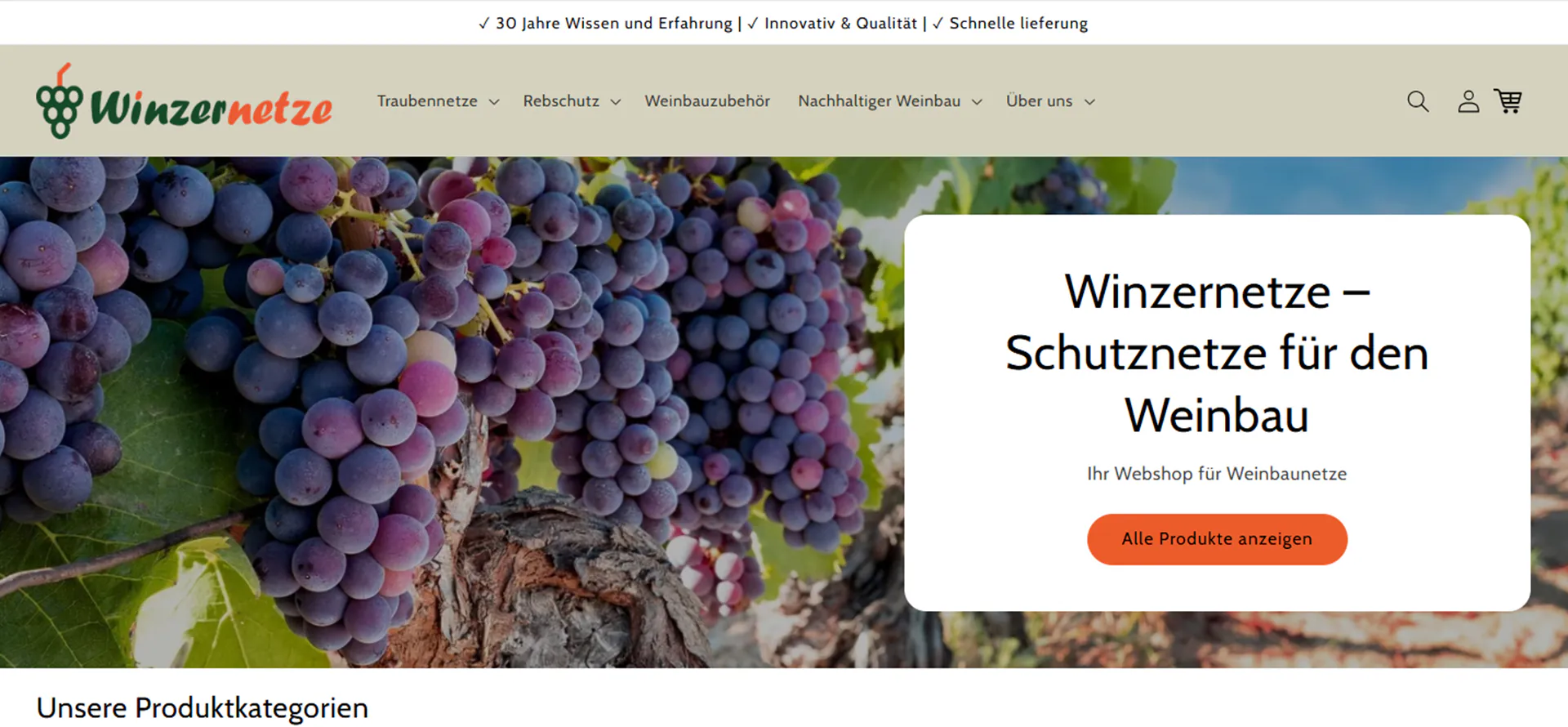 Referenz bm Winzernetze Bauernmarkt Lindchen Uedem